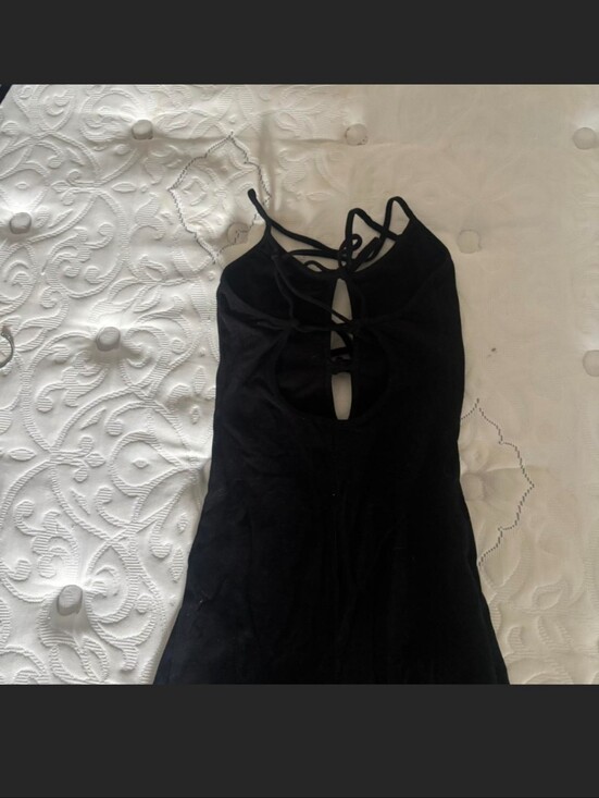 Gil Rodriguez Pants - Black Strappy Back Women’s Dress
